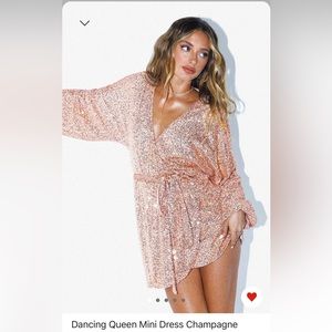 NWT Princess Polly dancing queen mini dress